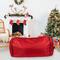 57" Red Quilted Rolling Christmas Tree Storage Bag for Trees up to 9ft.